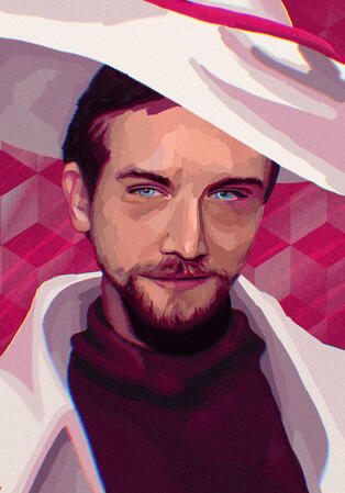 Digital drawing of my other half.